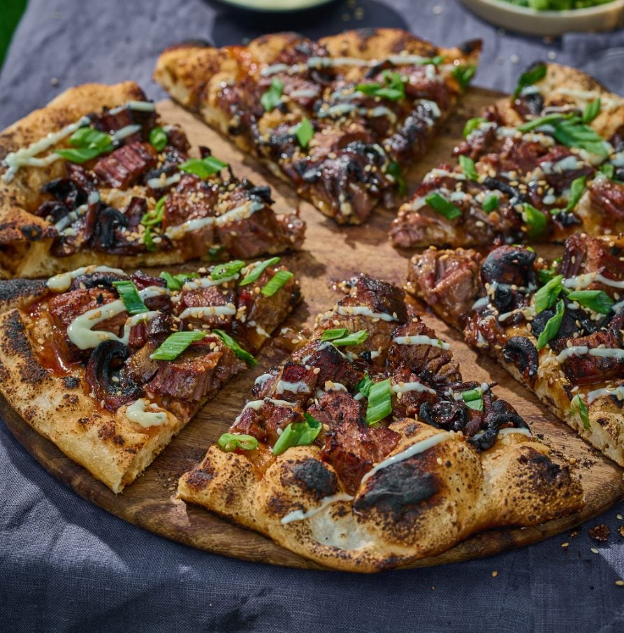 Smoked Brisket Pizza